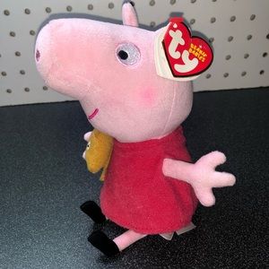 TY Peppa Pig 8 Inches Plush Authentic NWT